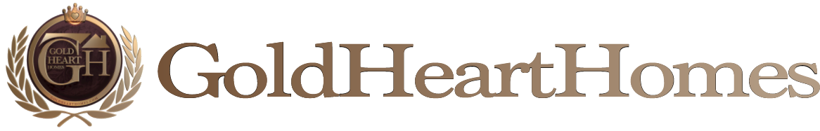 Gold Heart Homes Horizontal Logo