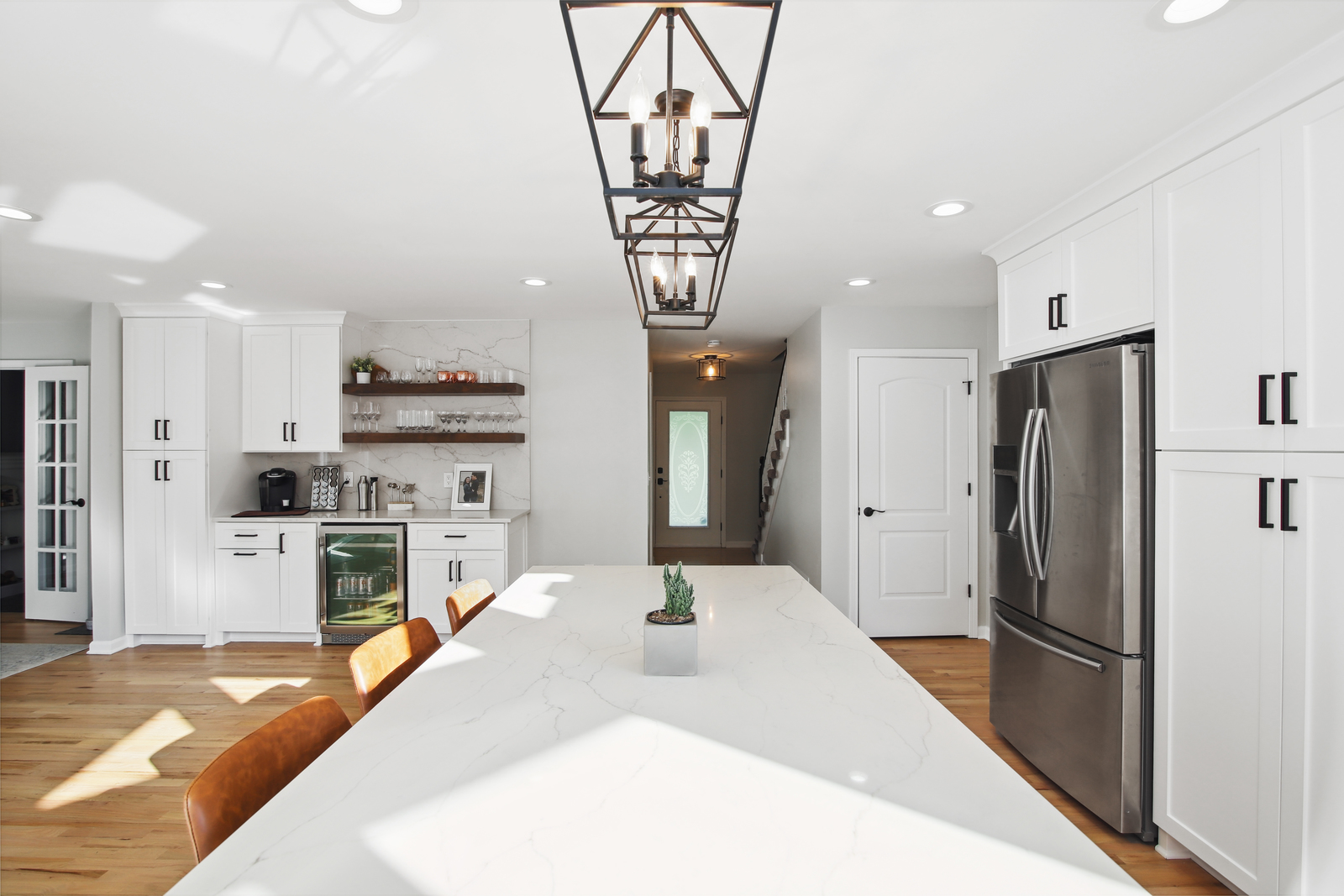 new kitchen remodeled in kansas city by gold heart homes